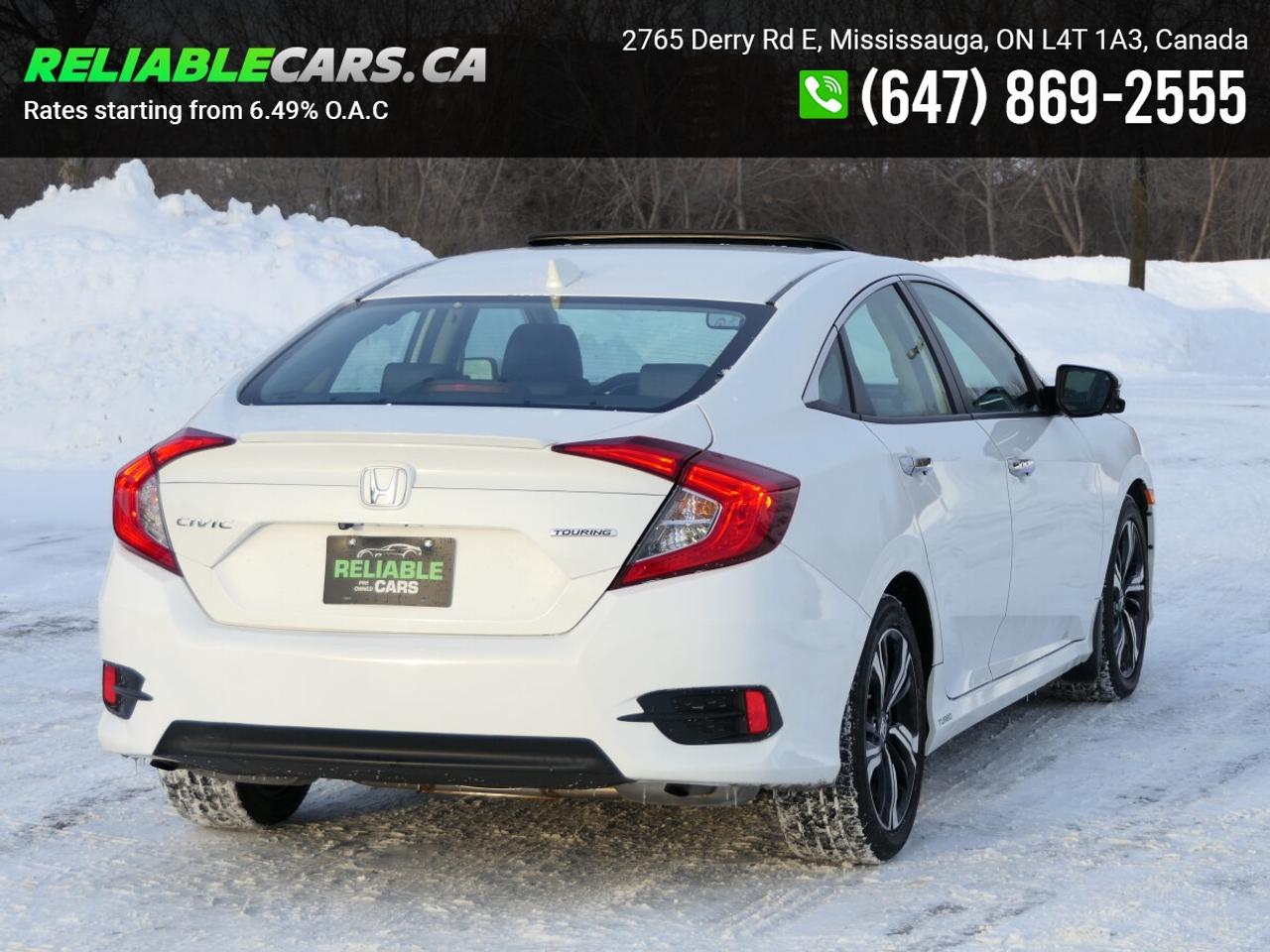 2017 Honda Civic TOURING | No-Accident | Safety Included | Leather Photo