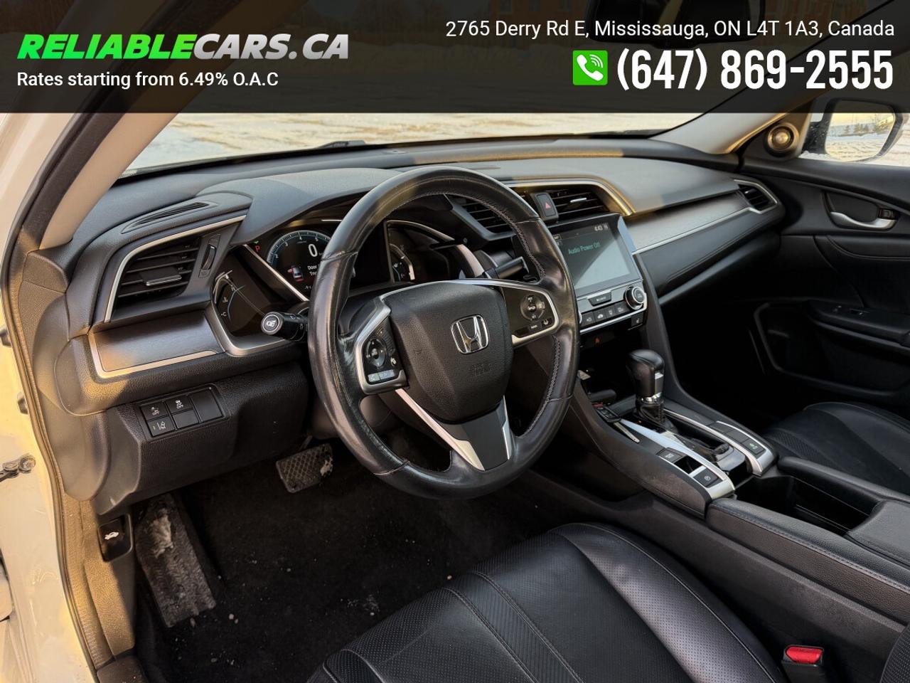 2017 Honda Civic TOURING | No-Accident | Safety Included | Leather Photo