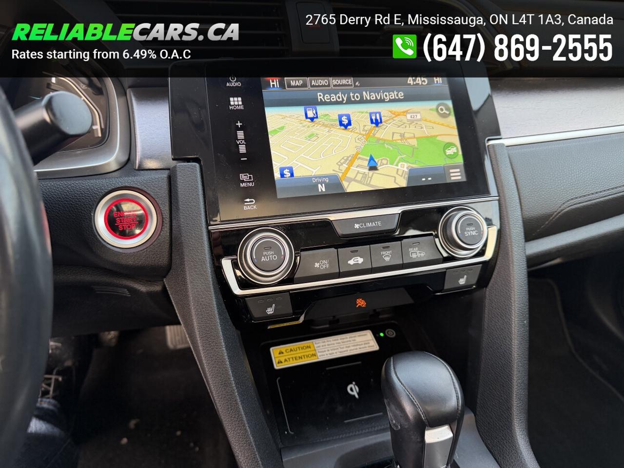 2017 Honda Civic TOURING | No-Accident | Safety Included | Leather Photo