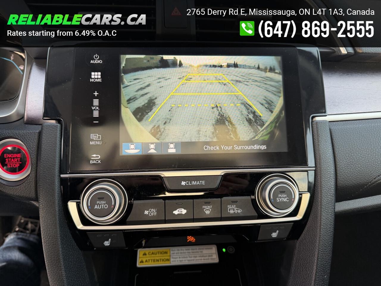 2017 Honda Civic TOURING | No-Accident | Safety Included | Leather Photo