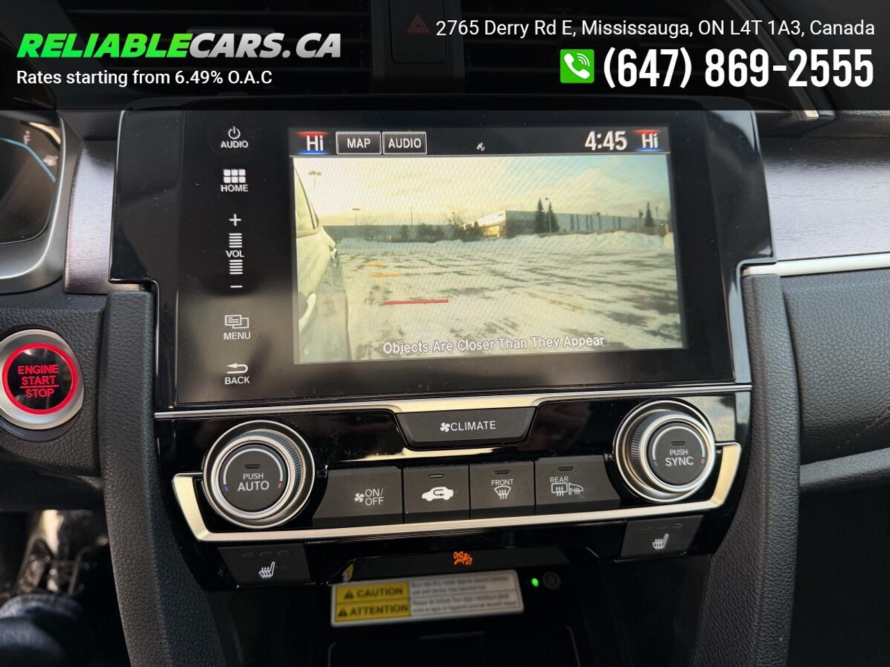 2017 Honda Civic TOURING | No-Accident | Safety Included | Leather Photo