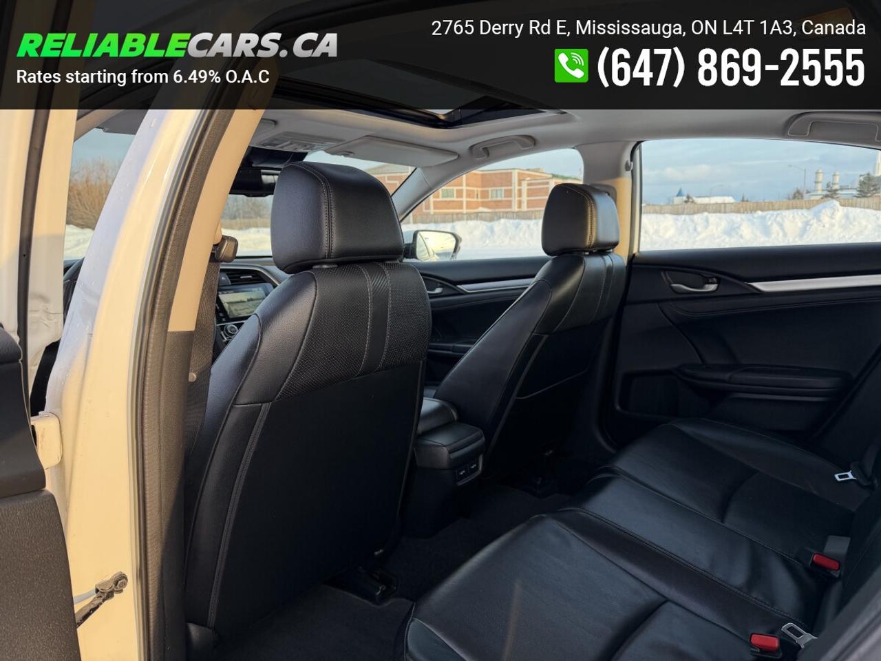 2017 Honda Civic TOURING | No-Accident | Safety Included | Leather Photo