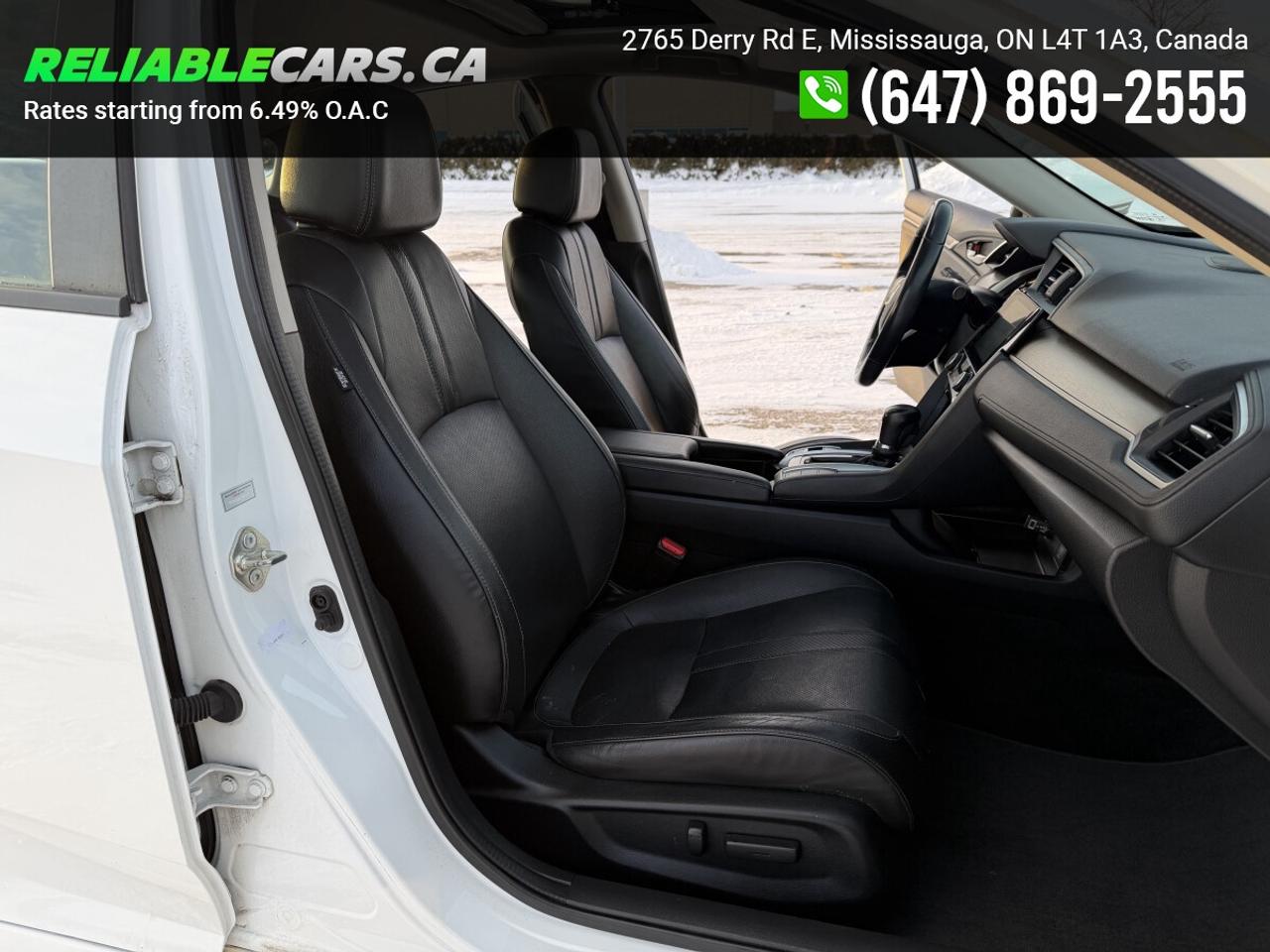 2017 Honda Civic TOURING | No-Accident | Safety Included | Leather Photo