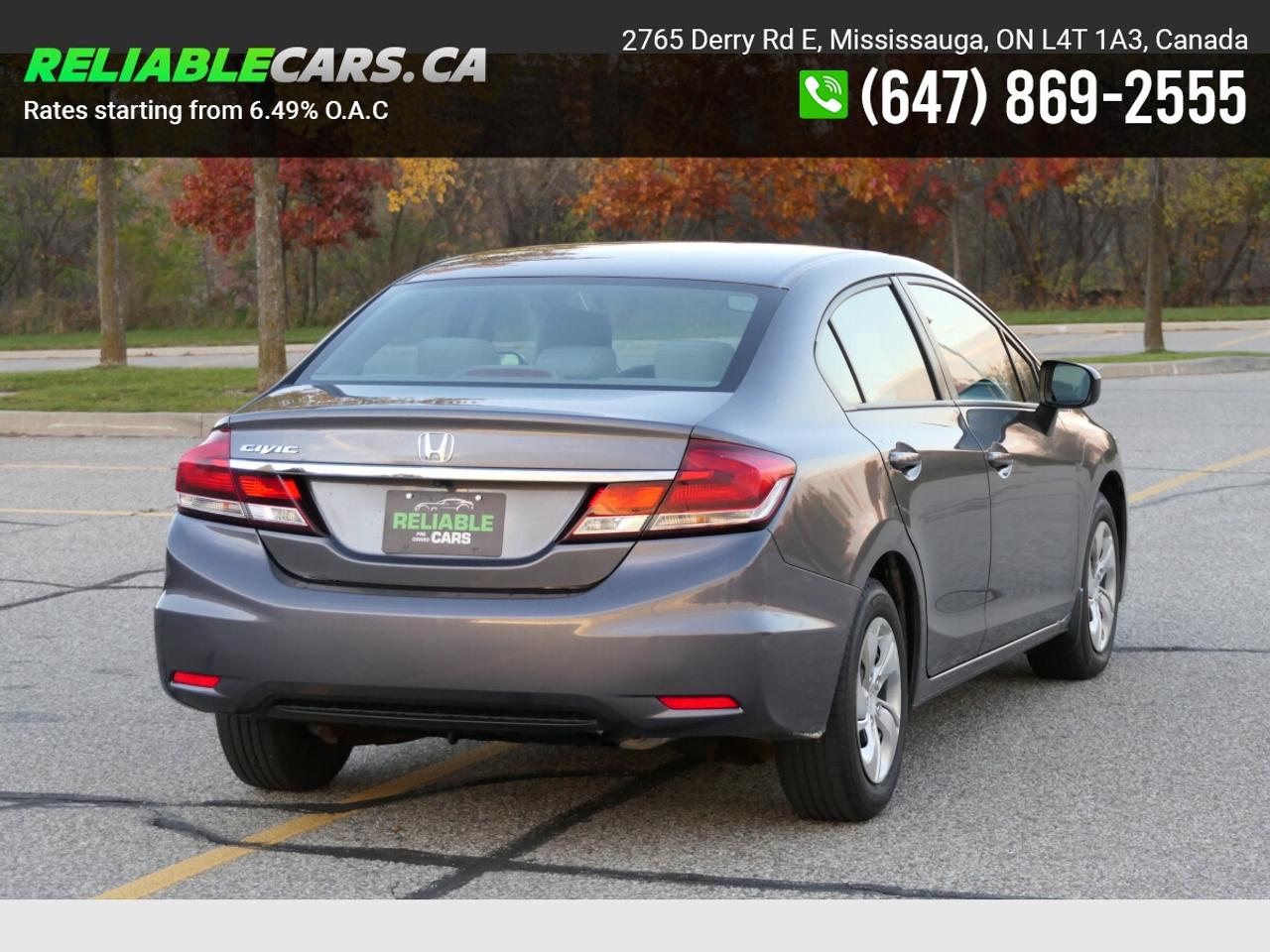 2015 Honda Civic LX | No-Accident | Safety Included | Back-Cam Photo2