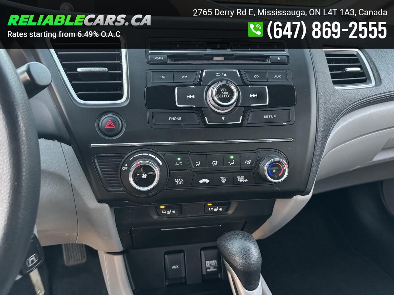 2015 Honda Civic LX | No-Accident | Safety Included | Back-Cam Photo