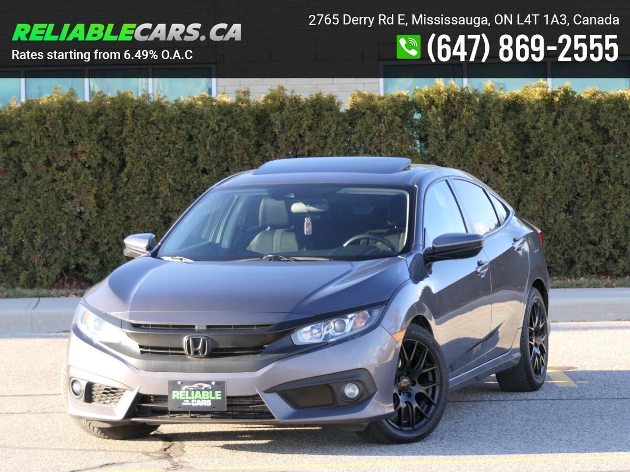 2016 Honda Civic EX-T | No-Accident | Safety Included | Sunroof Photo0