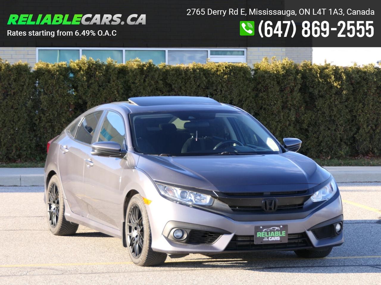 2016 Honda Civic EX-T | No-Accident | Safety Included | Sunroof Photo