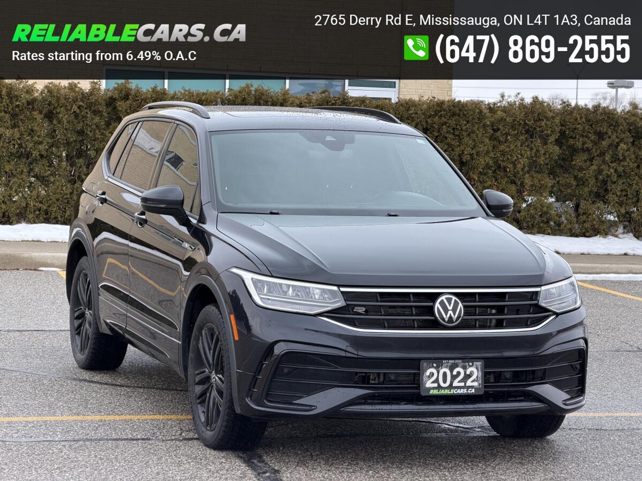 2022 Volkswagen Tiguan Comfortline R-Line Black Edition | Clean Carfax | Photo