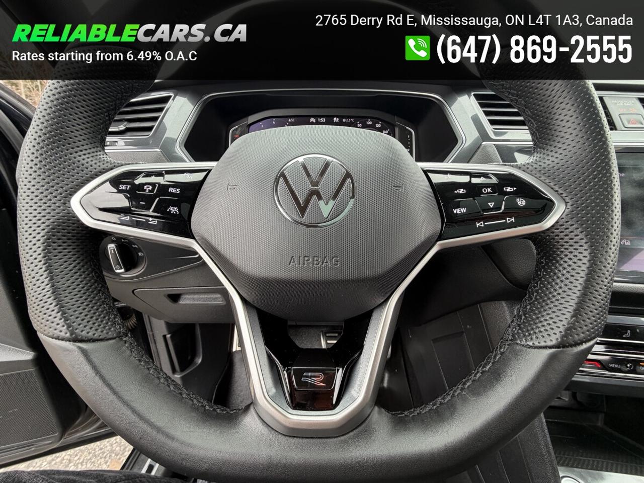 2022 Volkswagen Tiguan Comfortline R-Line Black Edition | Clean Carfax | Photo