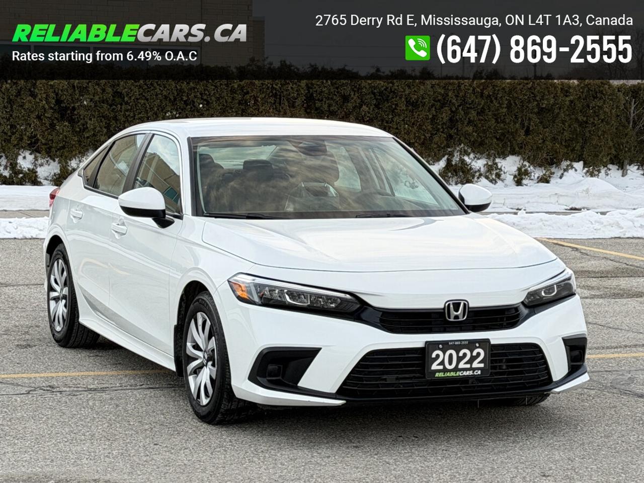 2022 Honda Civic LX | No-Accident | Honda Sensing Photo3