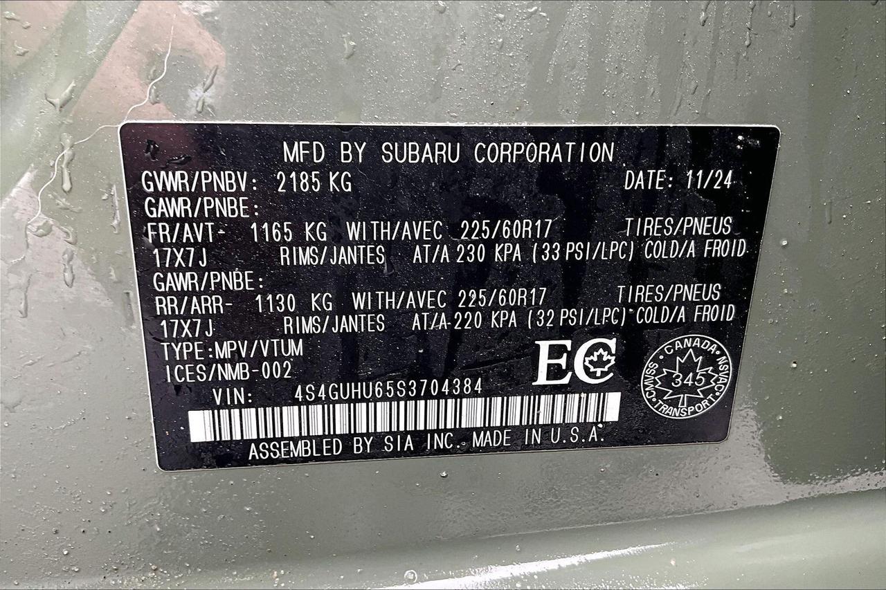 2025 Subaru Crosstrek WILDERNESS AWD   HEATED SOFTEX SEATS   SUNROOF Photo