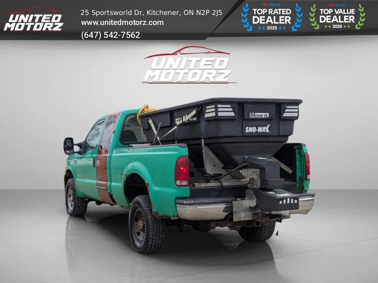 2007 Ford F-350 SuperDuty SuperCab SRW Snow Plow~ SALTER "SNOW-WAY"  6.0L V Photo3