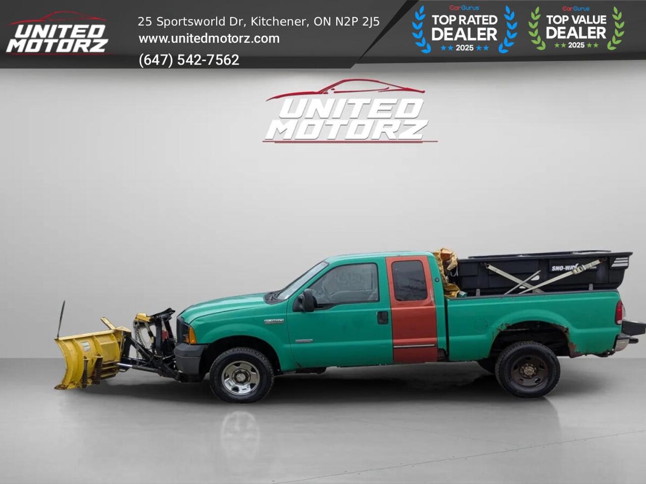 2007 Ford F-350 SuperDuty SuperCab SRW Snow Plow~ SALTER "SNOW-WAY"  6.0L V Photo2