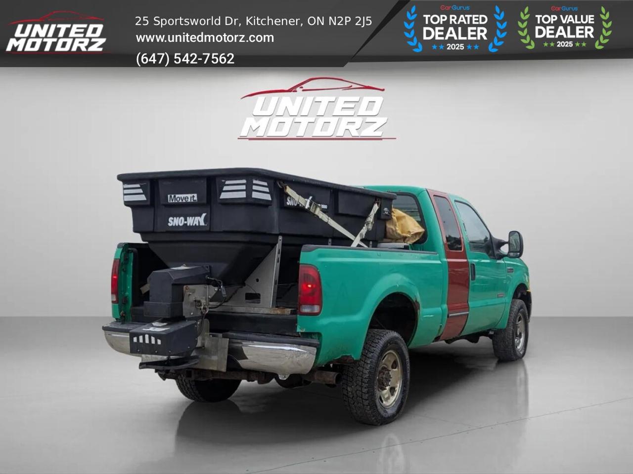 2007 Ford F-350 SuperDuty SuperCab SRW Snow Plow~ SALTER "SNOW-WAY"  6.0L V Photo