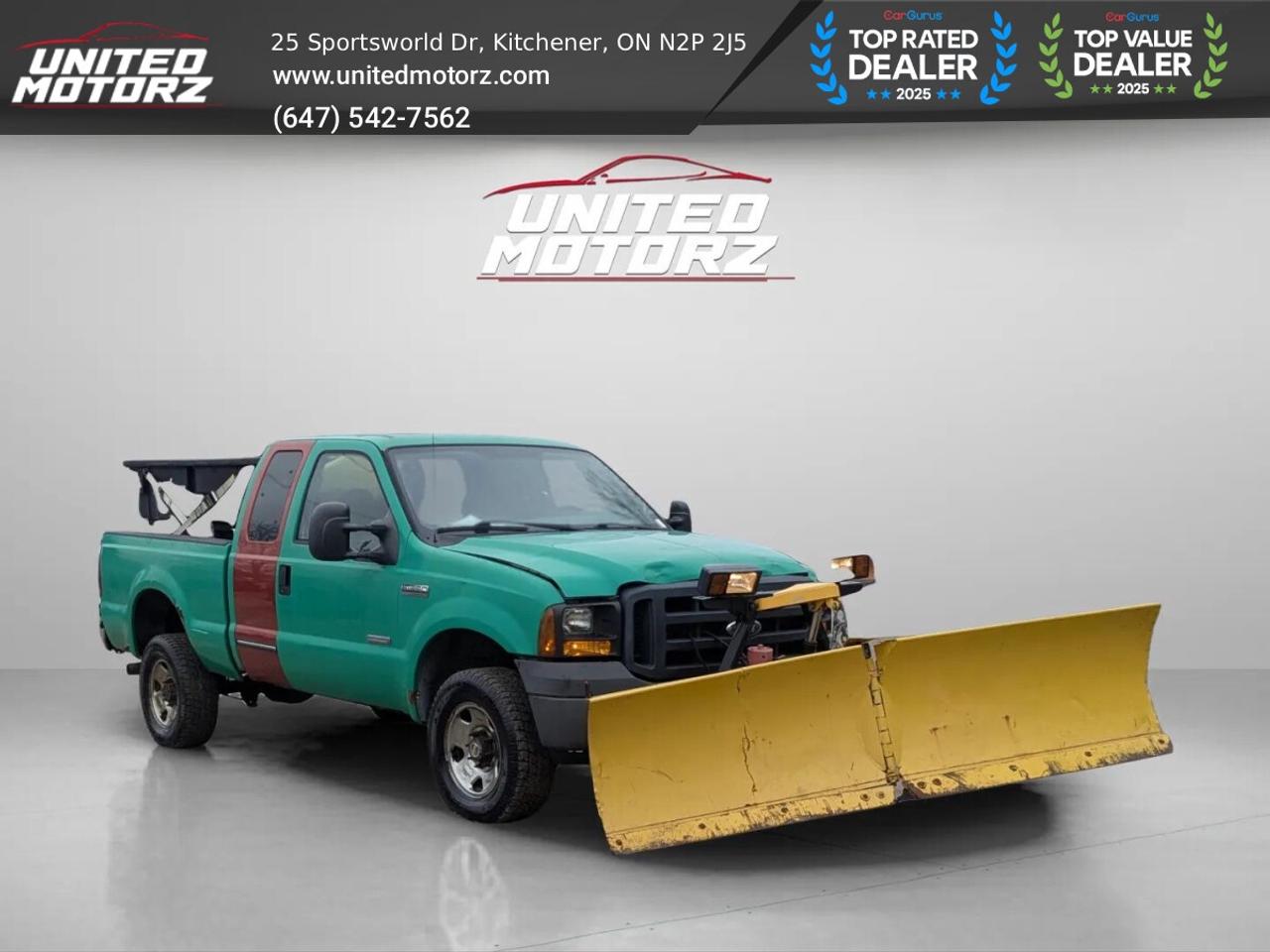 2007 Ford F-350 SuperDuty SuperCab SRW Snow Plow~ SALTER "SNOW-WAY"  6.0L V Photo