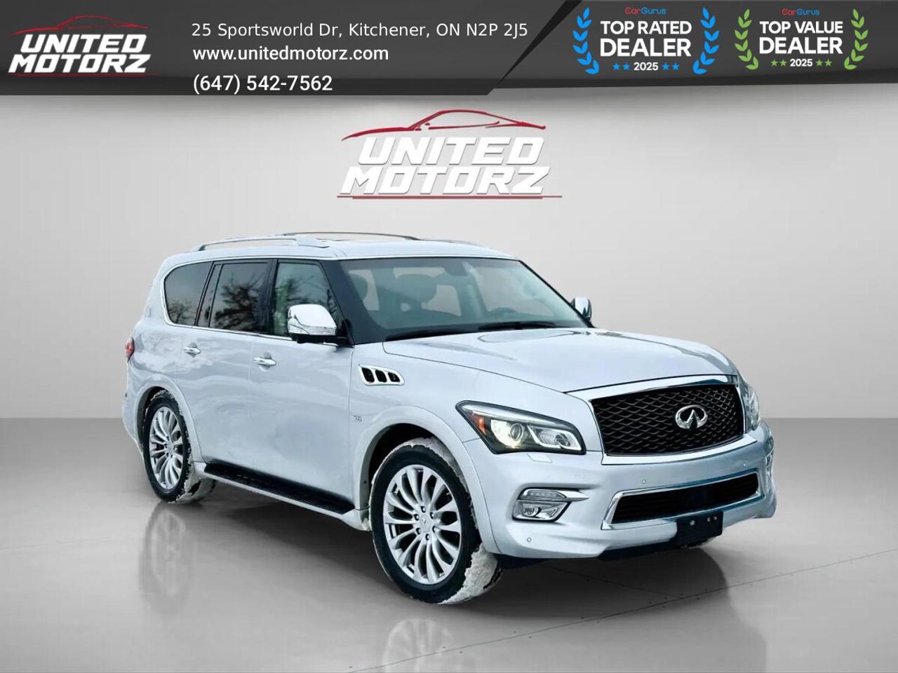 2016 Infiniti QX80 4WD 5.6L V8~NO ACCIDENTS~16 Service Records~ Photo
