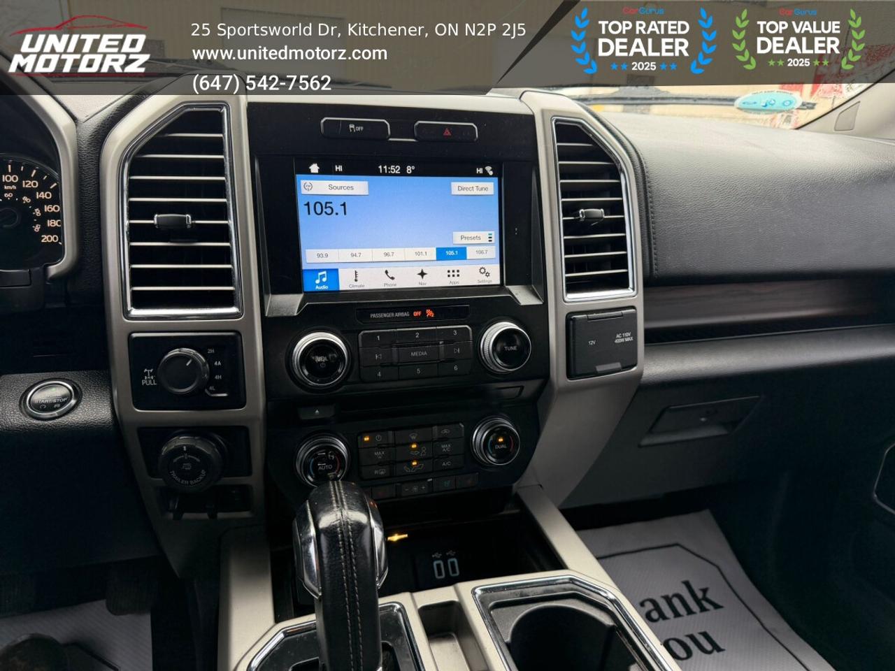 2016 Ford F-150 Lariat Sport 145" SuperCrew 4WD~SAFETY CERTIFIED~ Photo