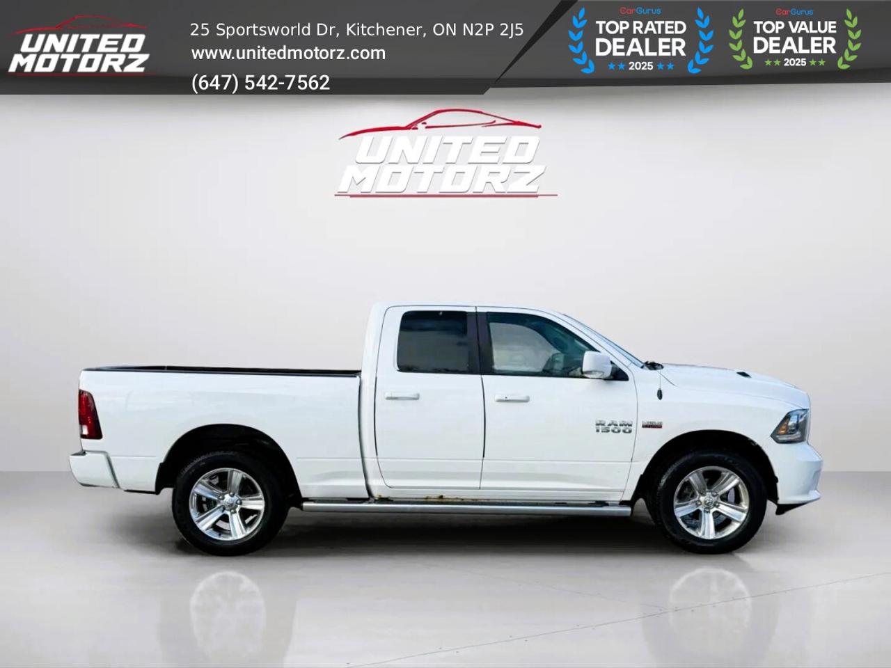 2015 RAM 1500 Sport 5.7L HemiV8 Quad Cab~SAFETY CERTIFIED~32 Se Photo3