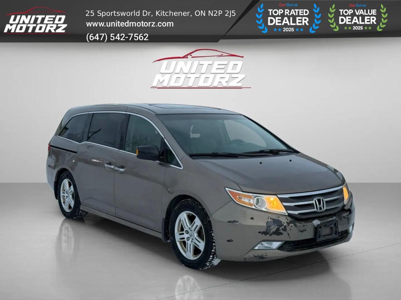 2012 Honda Odyssey Touring~V6~Beige Leather Seats~ Photo