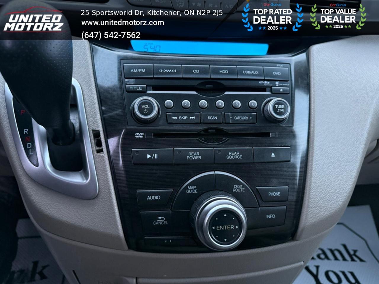 2012 Honda Odyssey Touring~V6~Beige Leather Seats~ Photo