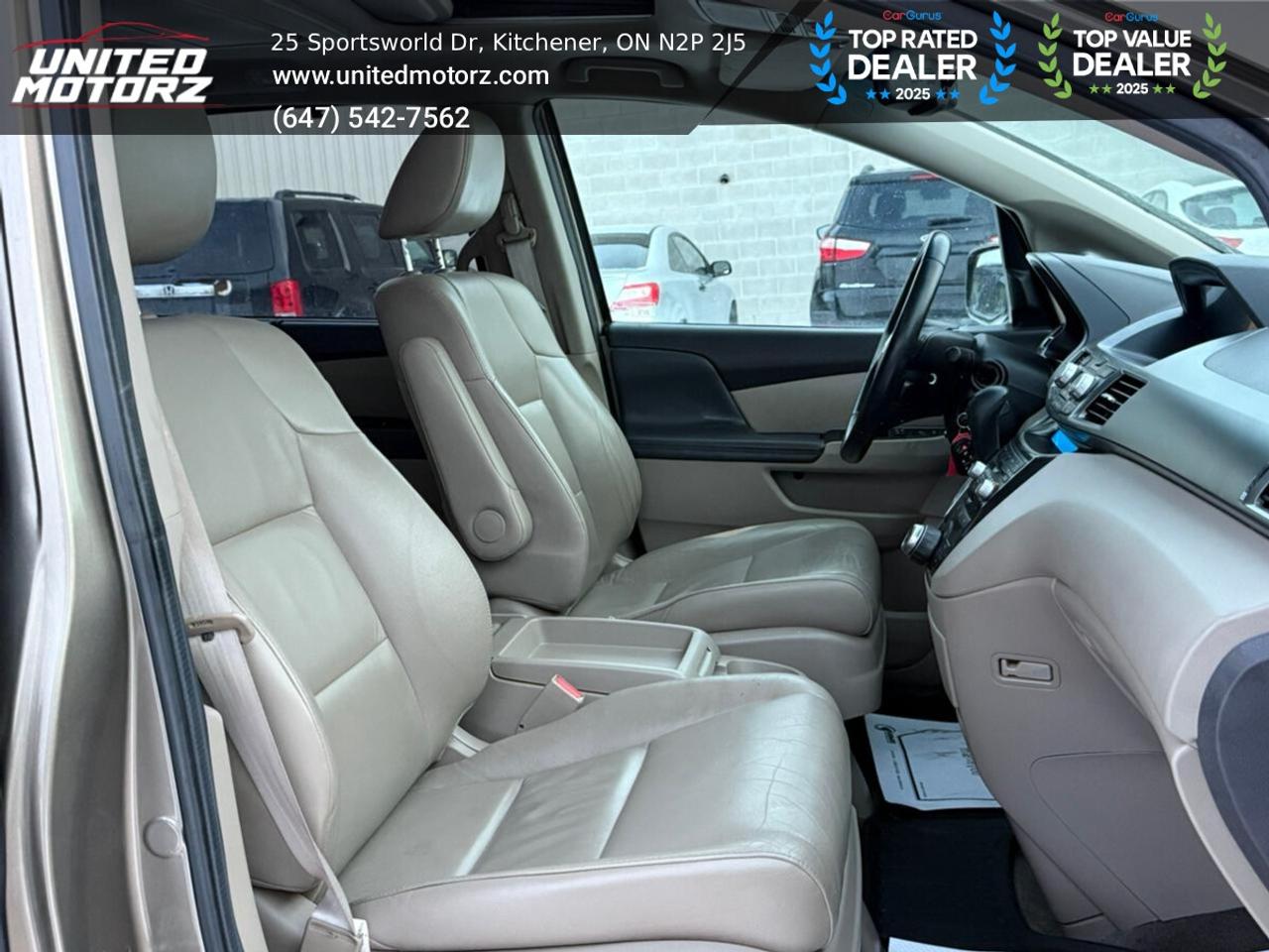 2012 Honda Odyssey Touring~V6~Beige Leather Seats~ Photo