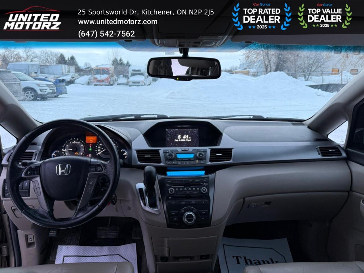 2012 Honda Odyssey Touring~V6~Beige Leather Seats~ Photo