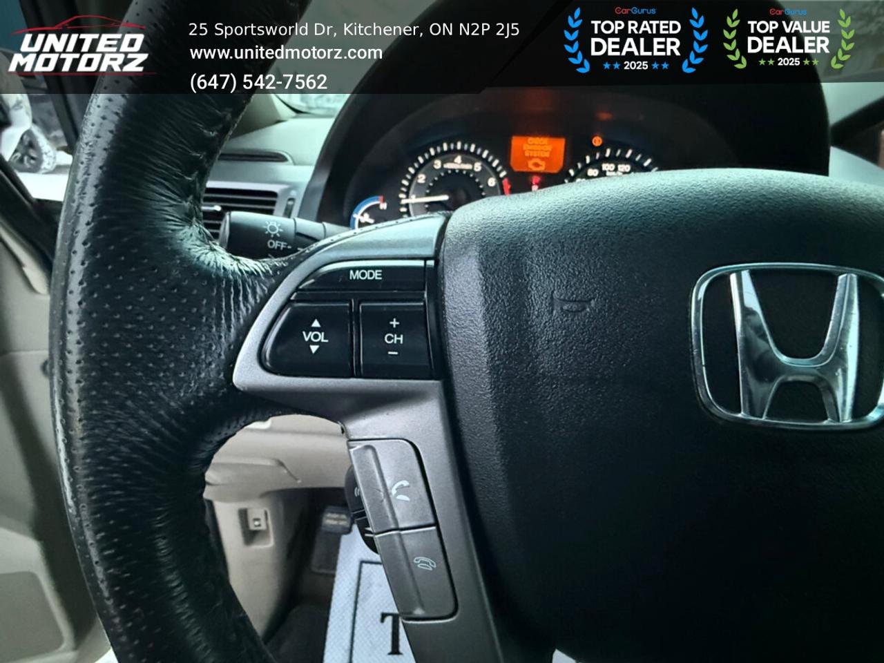 2012 Honda Odyssey Touring~V6~Beige Leather Seats~ Photo