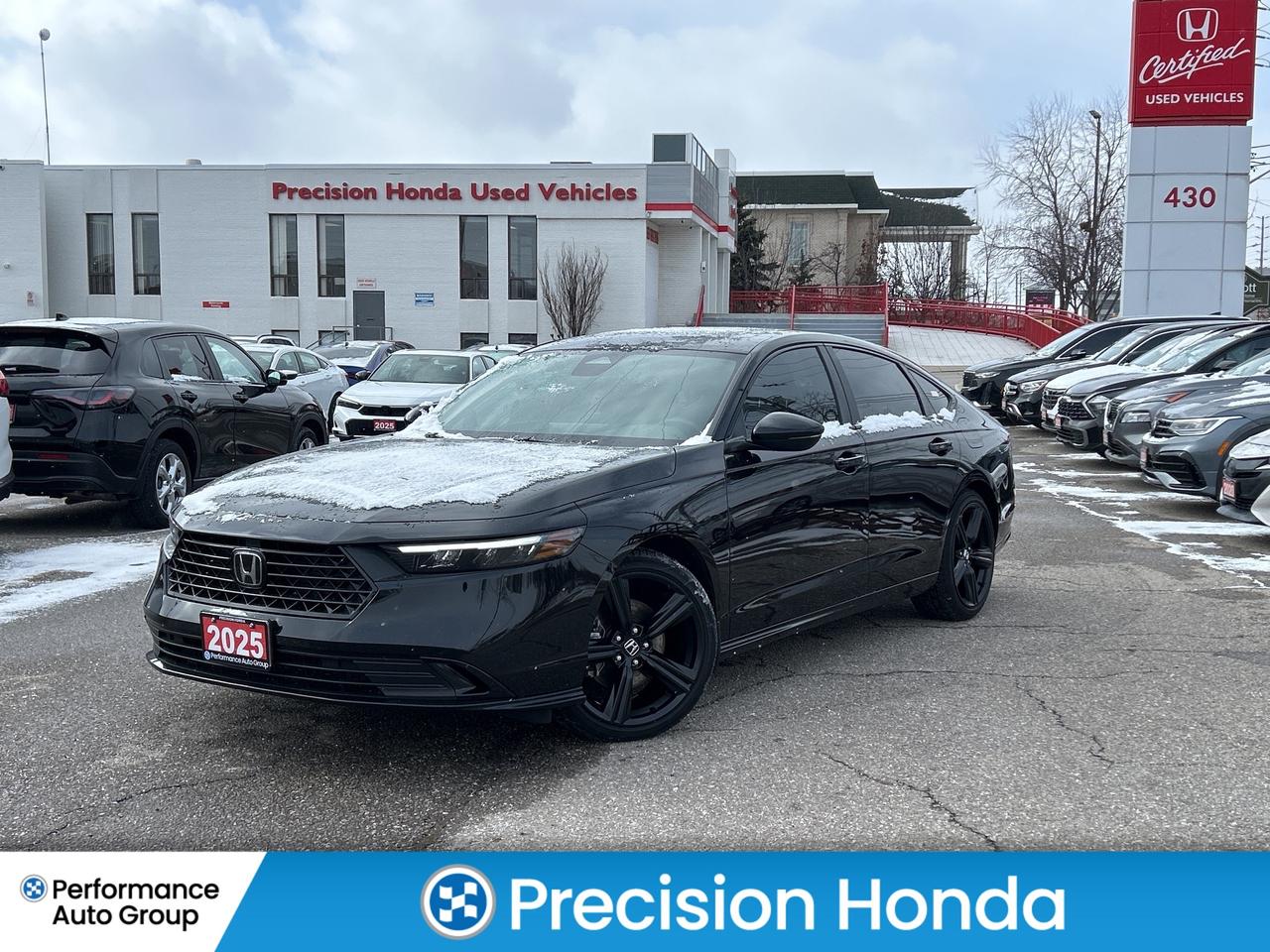 2025 Honda Accord Hybrid Sport-L Leather CarPlay Sunroof Heated Seats Photo0