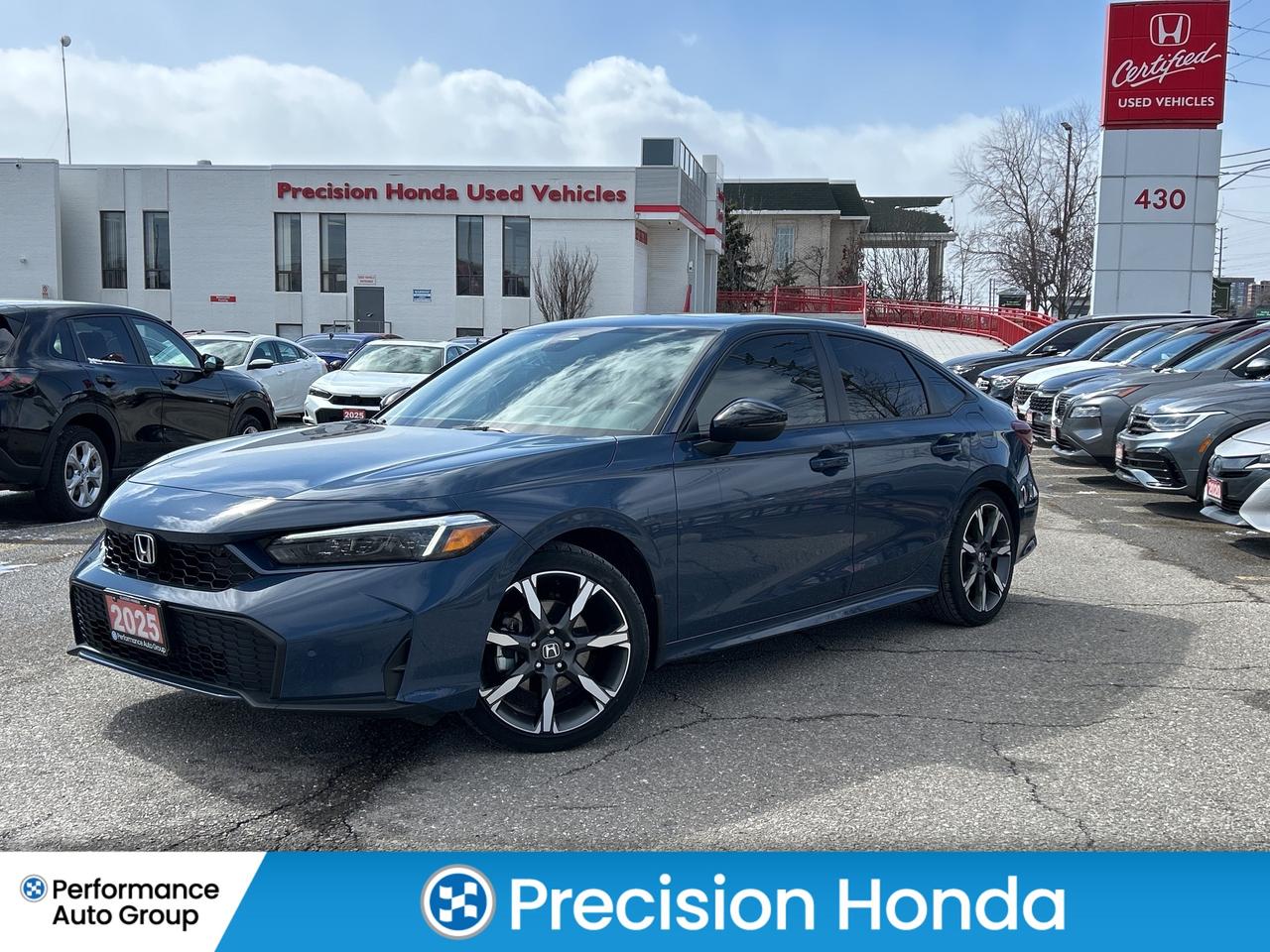 2025 Honda Civic Sedan Hybrid Sport Touring  Leather  Navi Roof Wireless Charger Photo