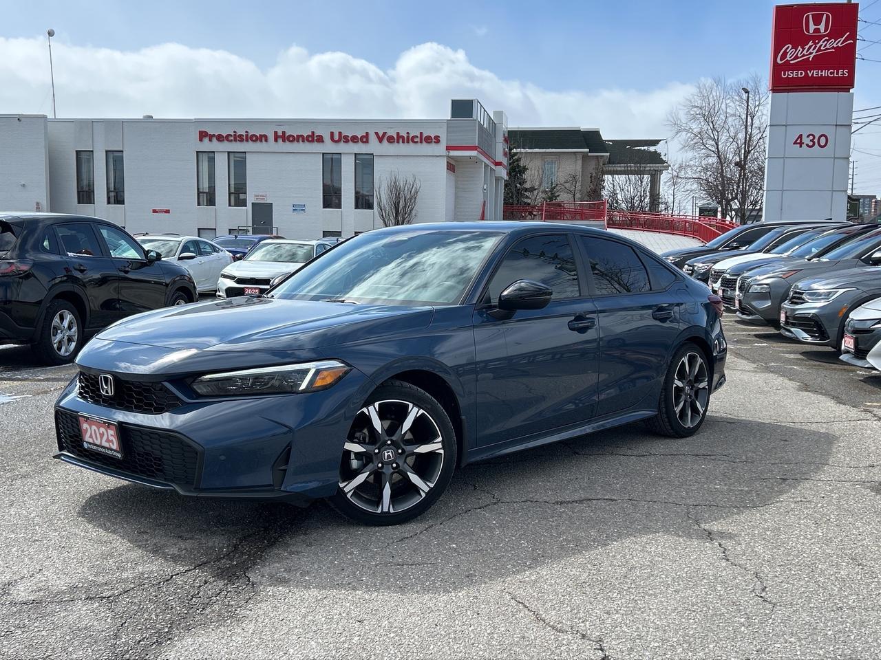 2025 Honda Civic Sedan Hybrid Sport Touring  Leather  Navi Roof Wireless Charger Photo