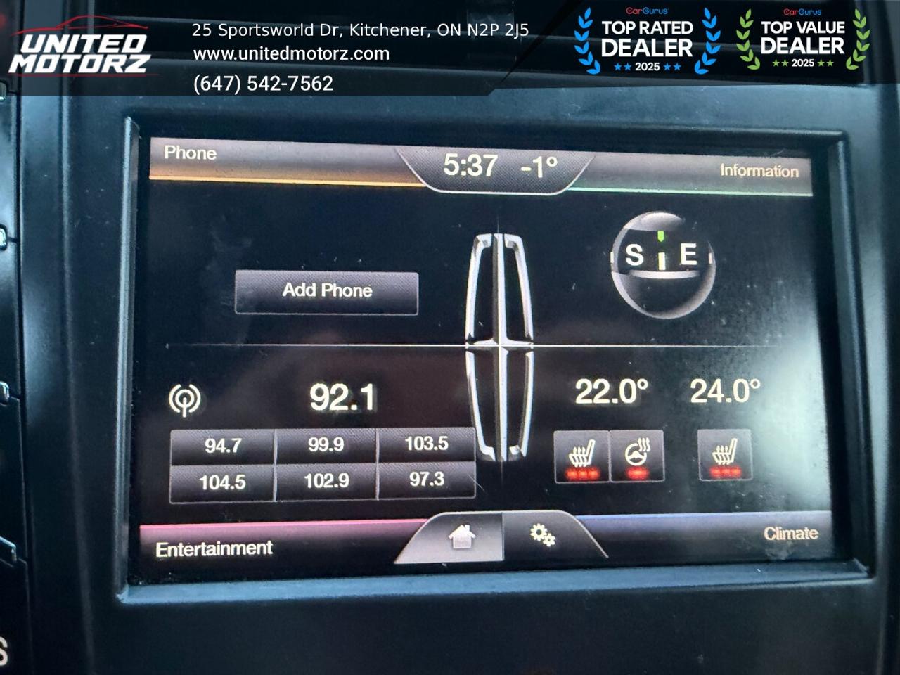 2015 Lincoln MKC AWD~SAFETY CERTIFIED~NO ACCIDENTS~28 SERVICE RECOR Photo