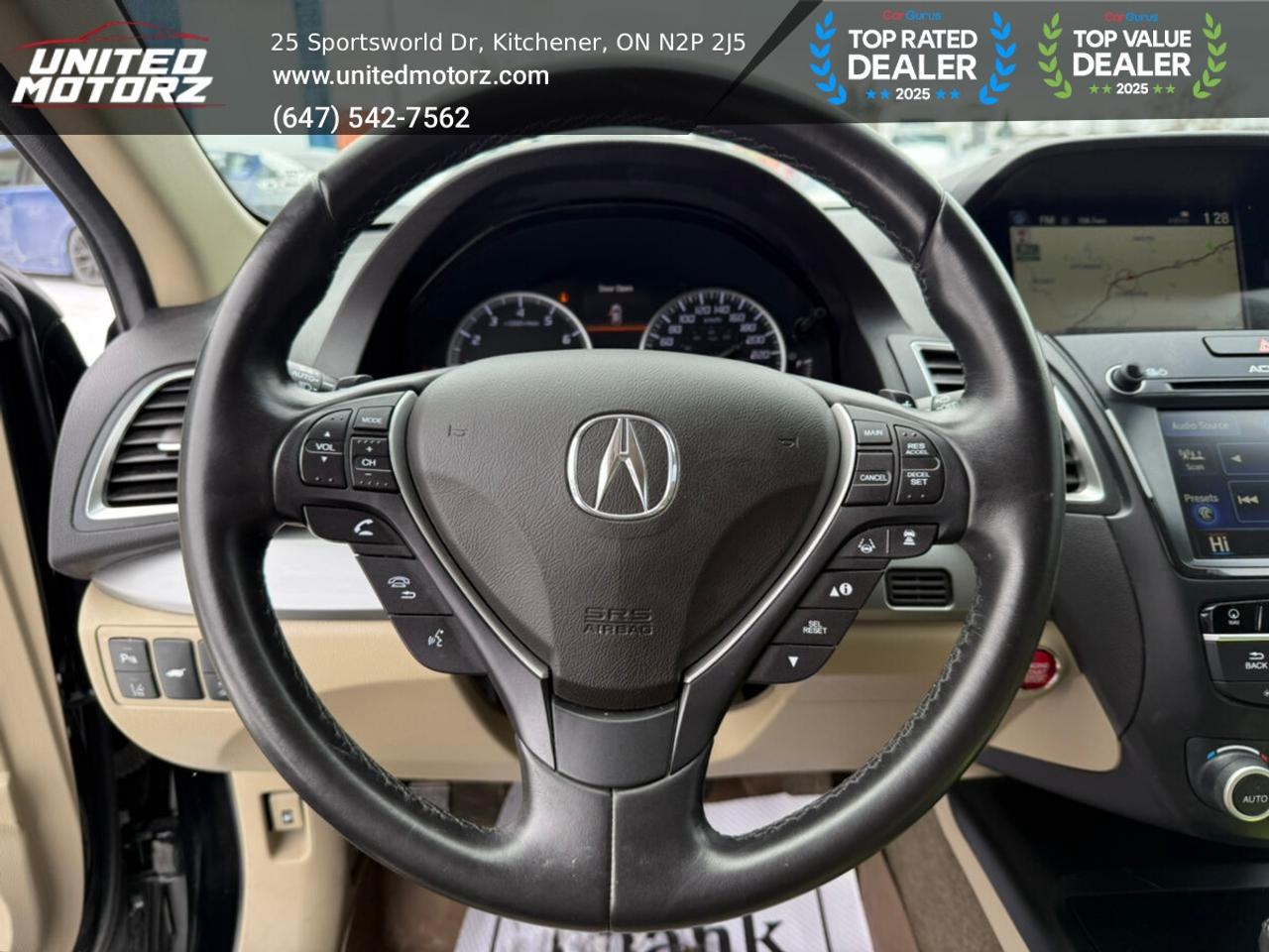 2016 Acura RDX Elite Pkg.~SAFETY CERTIFIED~Cream Leather Seats~ Photo