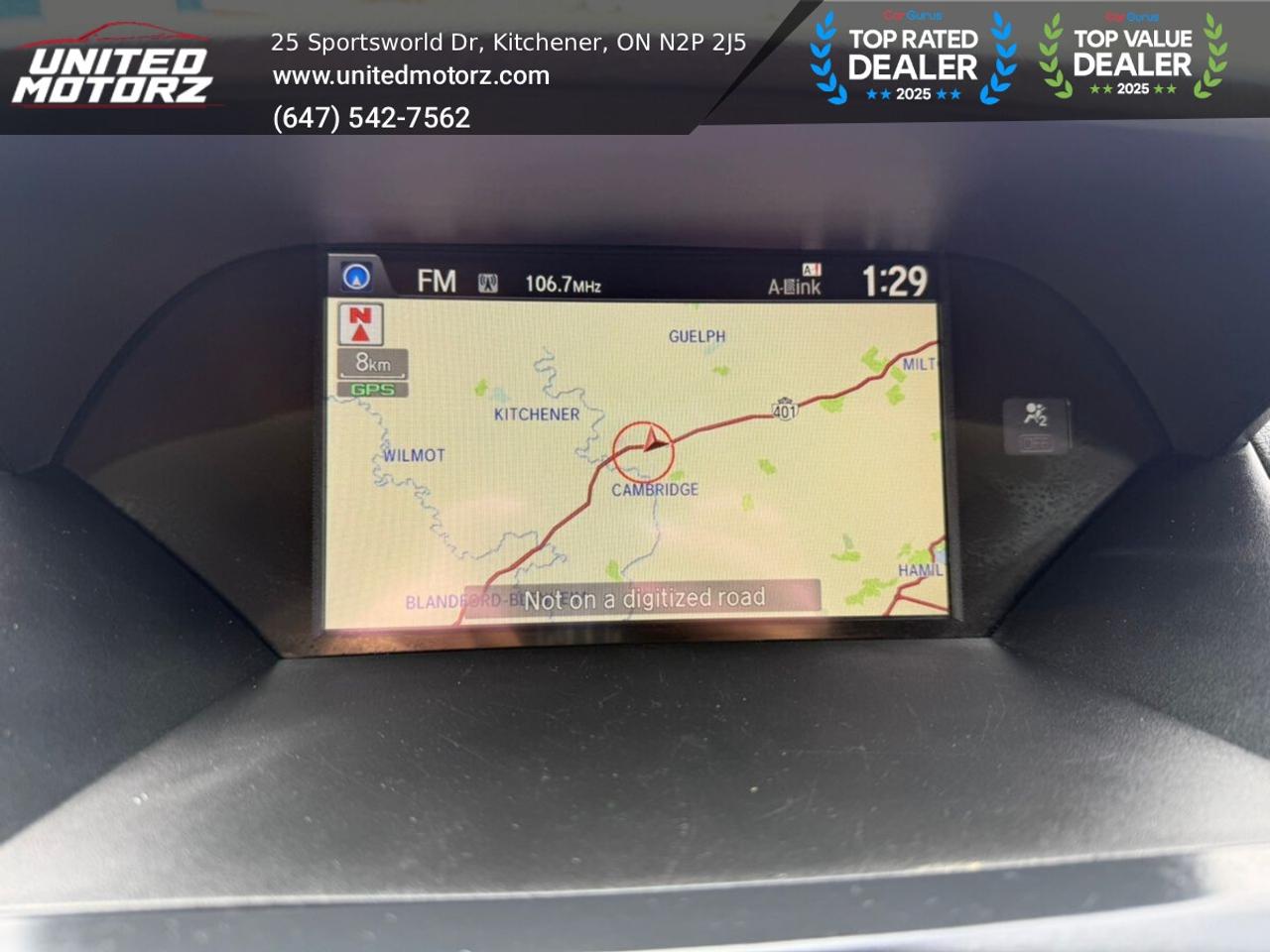 2016 Acura RDX Elite Pkg.~SAFETY CERTIFIED~Cream Leather Seats~ Photo