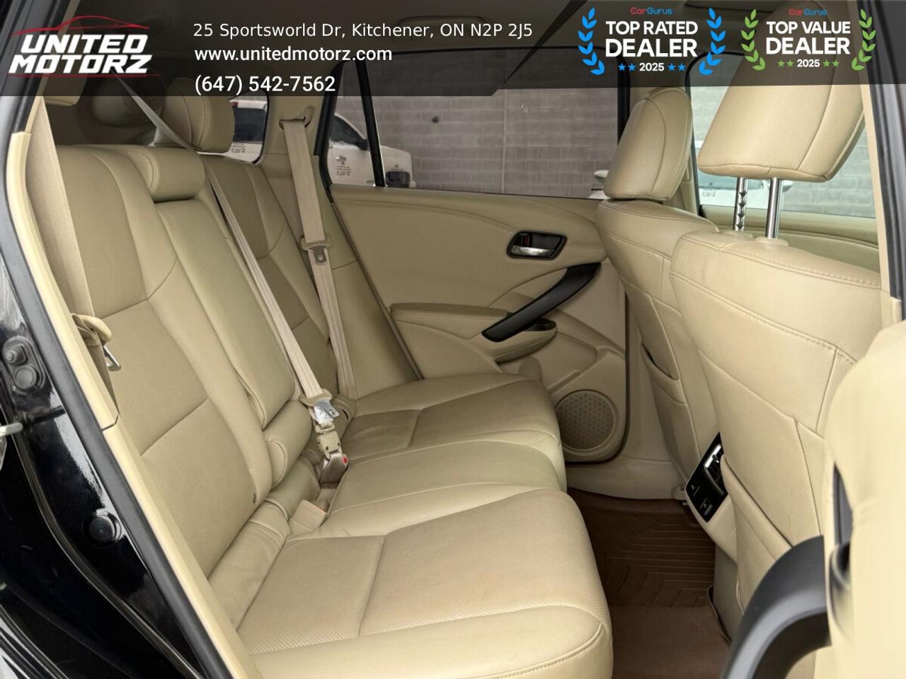 2016 Acura RDX Elite Pkg.~SAFETY CERTIFIED~Cream Leather Seats~ Photo