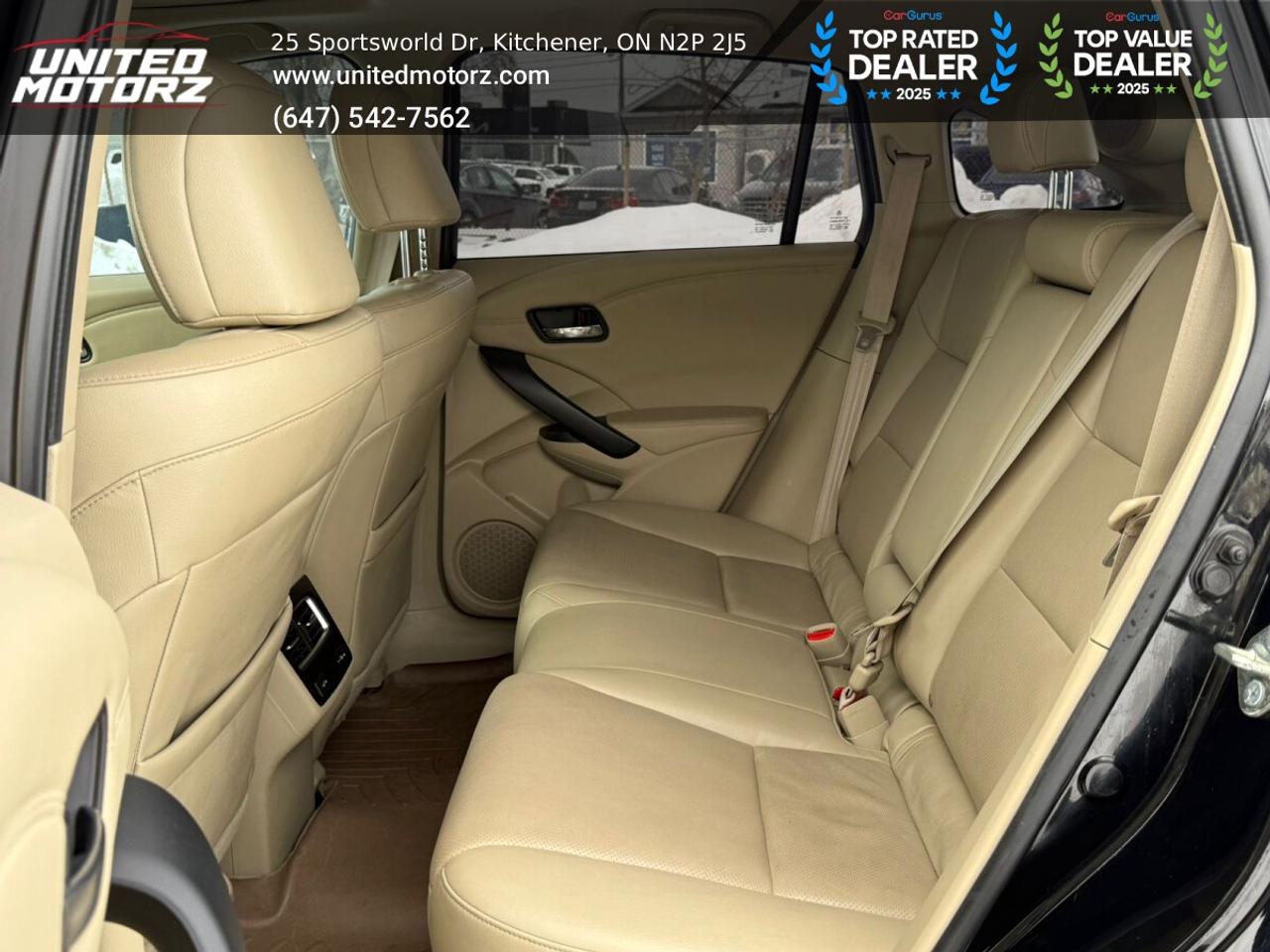 2016 Acura RDX Elite Pkg.~SAFETY CERTIFIED~Cream Leather Seats~ Photo