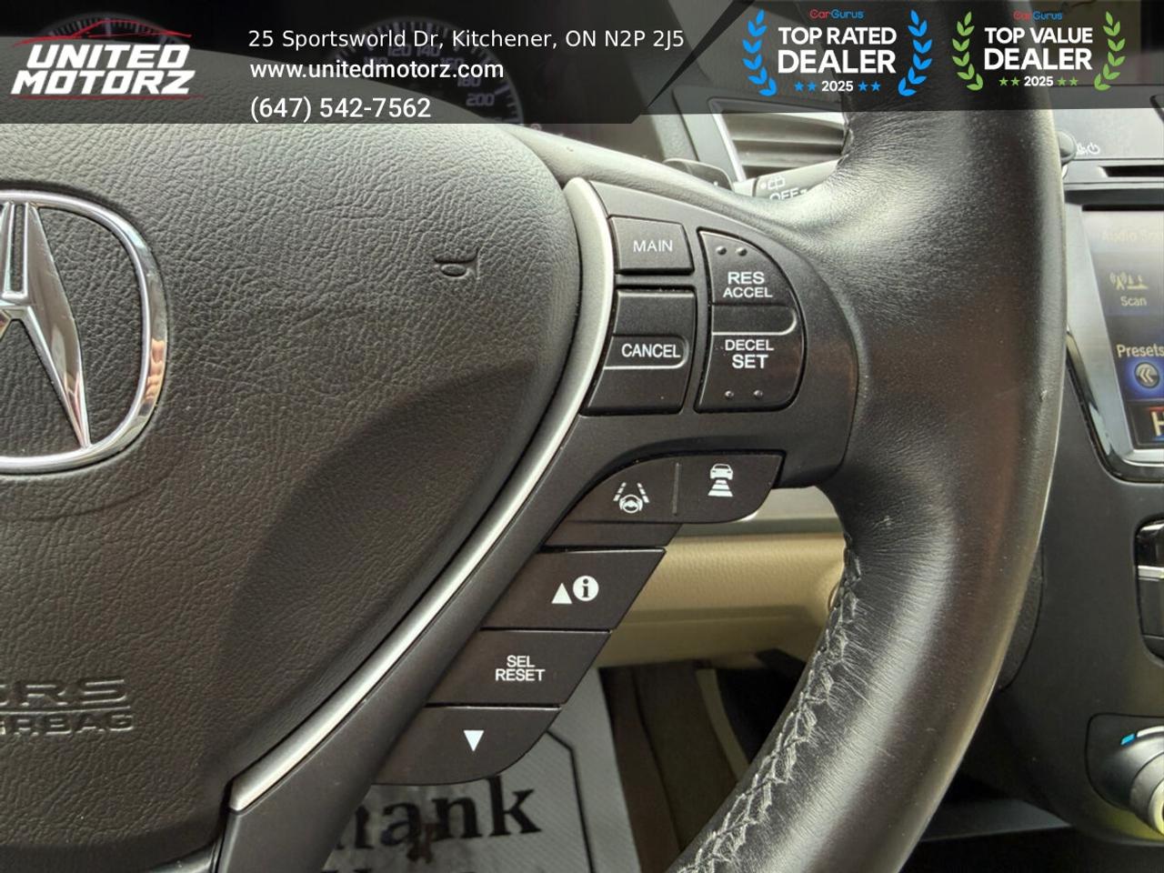 2016 Acura RDX Elite Pkg.~SAFETY CERTIFIED~Cream Leather Seats~ Photo