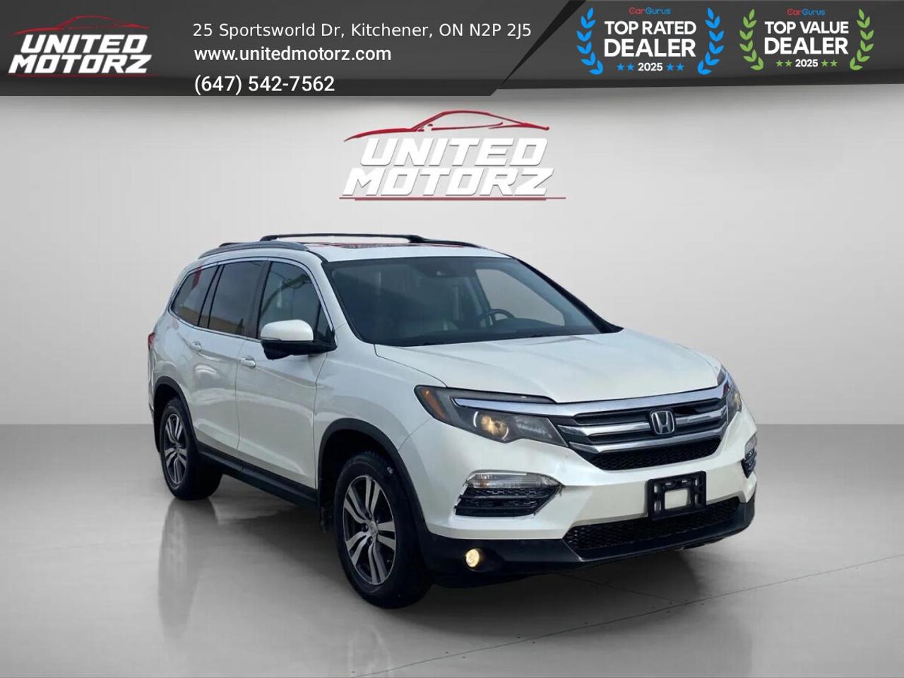 2016 Honda Pilot EX-L w/Navi~SAFETY CERTIFIED~23 Service Records~Cr Photo2