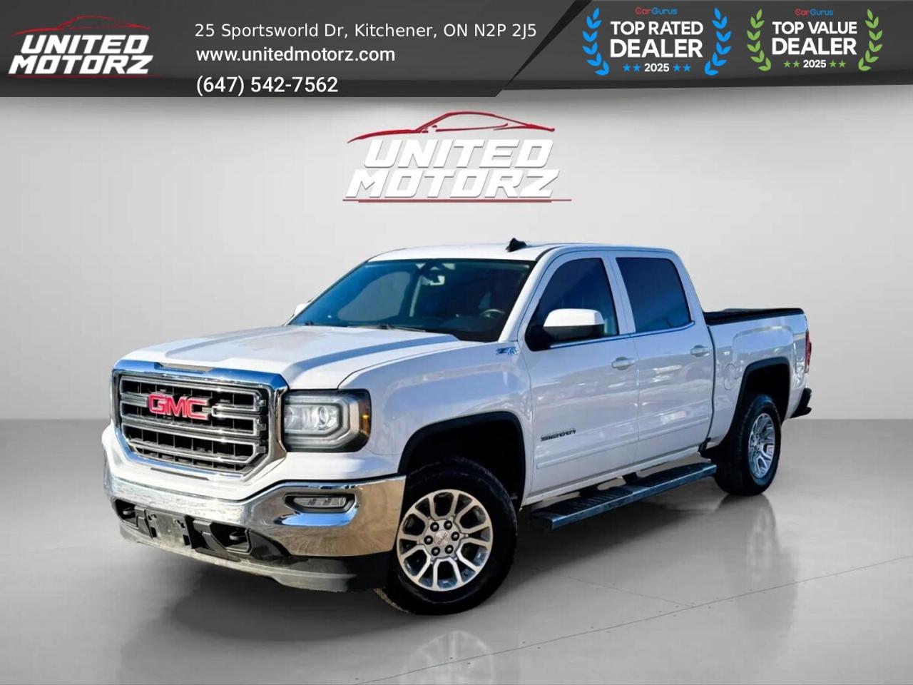 2016 GMC Sierra 1500 SLE 143.5" 4WD Crew Cab 5.3L V8~SAFETY CERTIFIED~1 Photo0