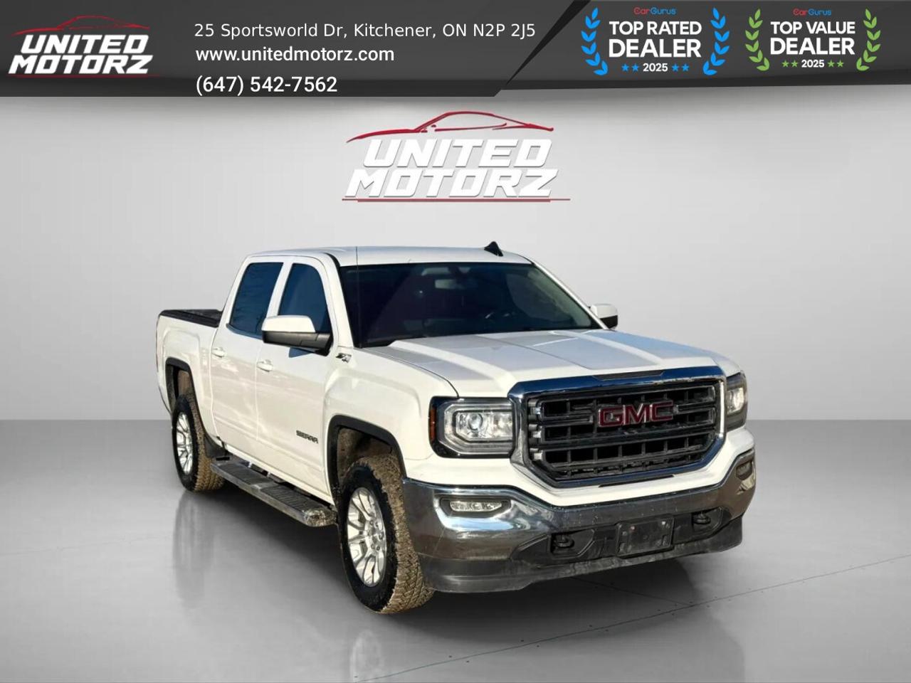 2016 GMC Sierra 1500 SLE 143.5" 4WD Crew Cab 5.3L V8~SAFETY CERTIFIED~1 Photo