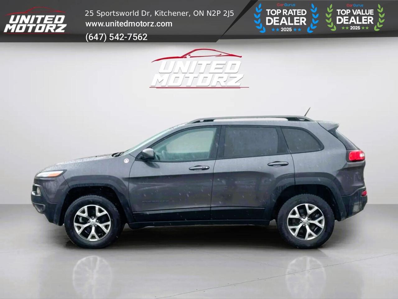 2015 Jeep Cherokee Trailhawk~SAFETY CERTIFIED~ONE OWNER~22 Service Re Photo