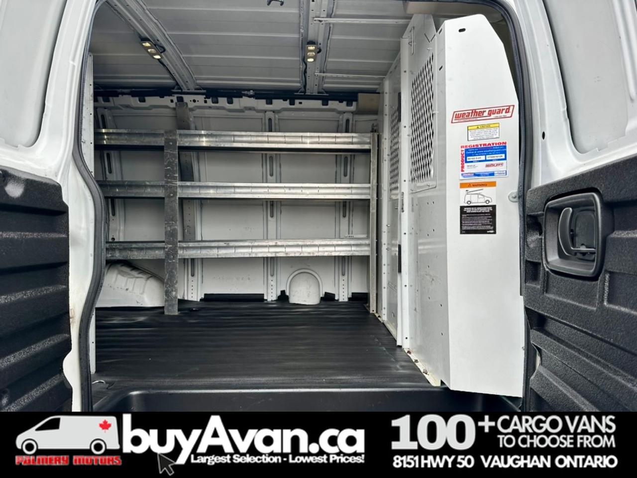2018 Chevrolet Express Express 2500 Racks Shelves Divider Photo