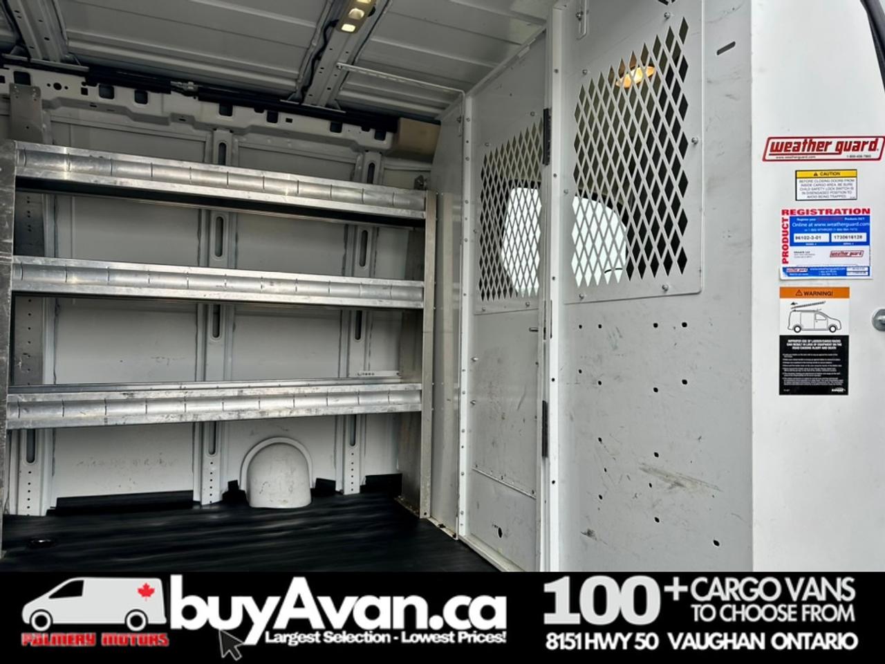 2018 Chevrolet Express Express 2500 Racks Shelves Divider Photo