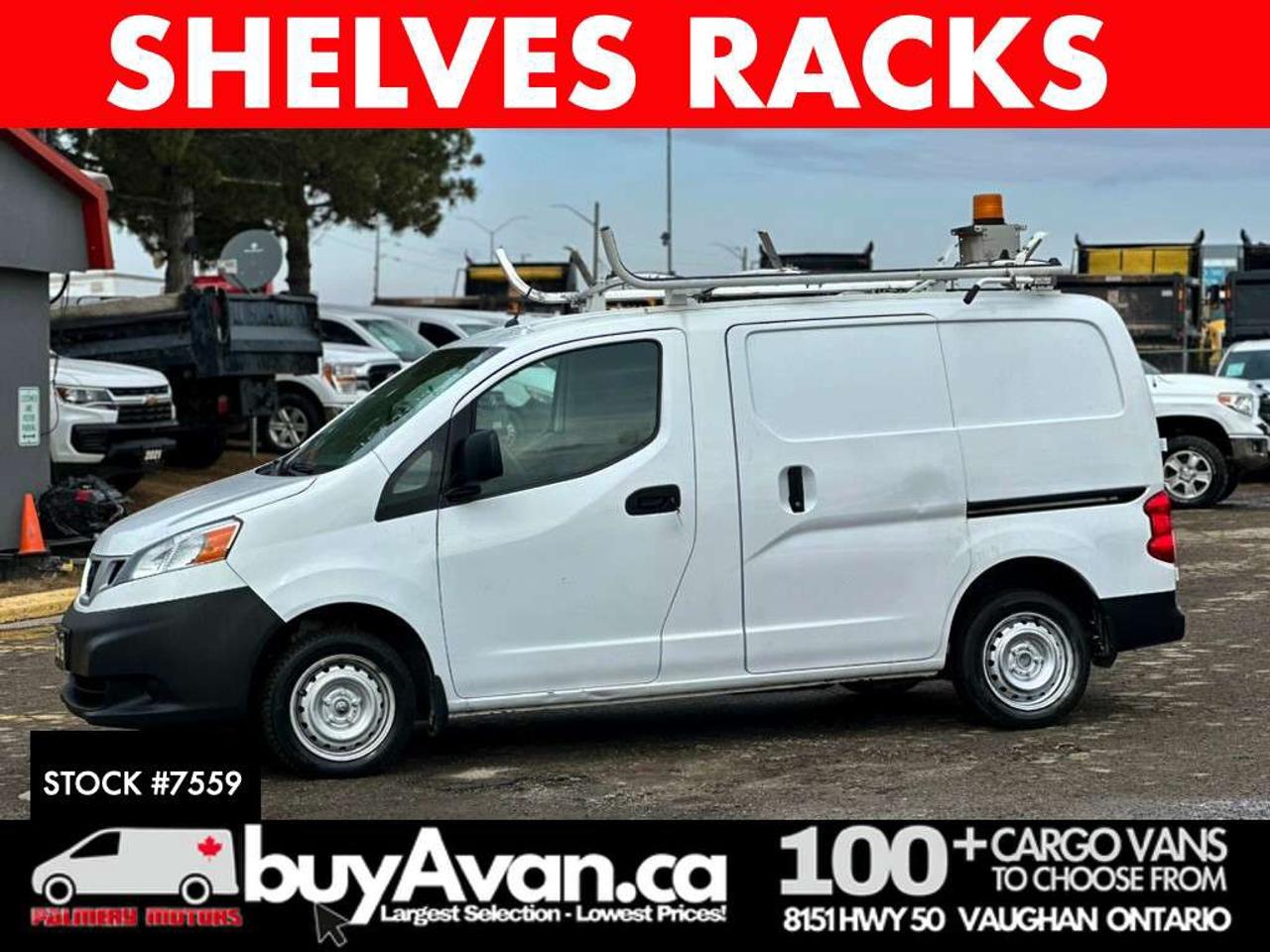 2019 Nissan NV200 SV + Divider Shelves Racks Photo0