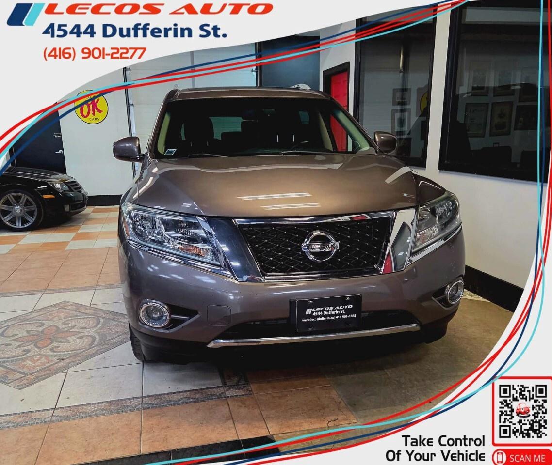 2013 Nissan Pathfinder 4WD 4dr SL Clean CarFax/Full Sunroof/Leather Loade Photo0