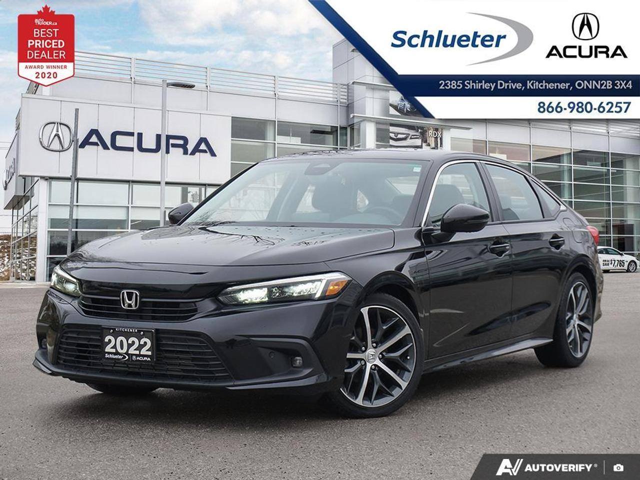 2022 Honda Civic Sedan Touring CVT - No Accidents! 1 Owner! Photo