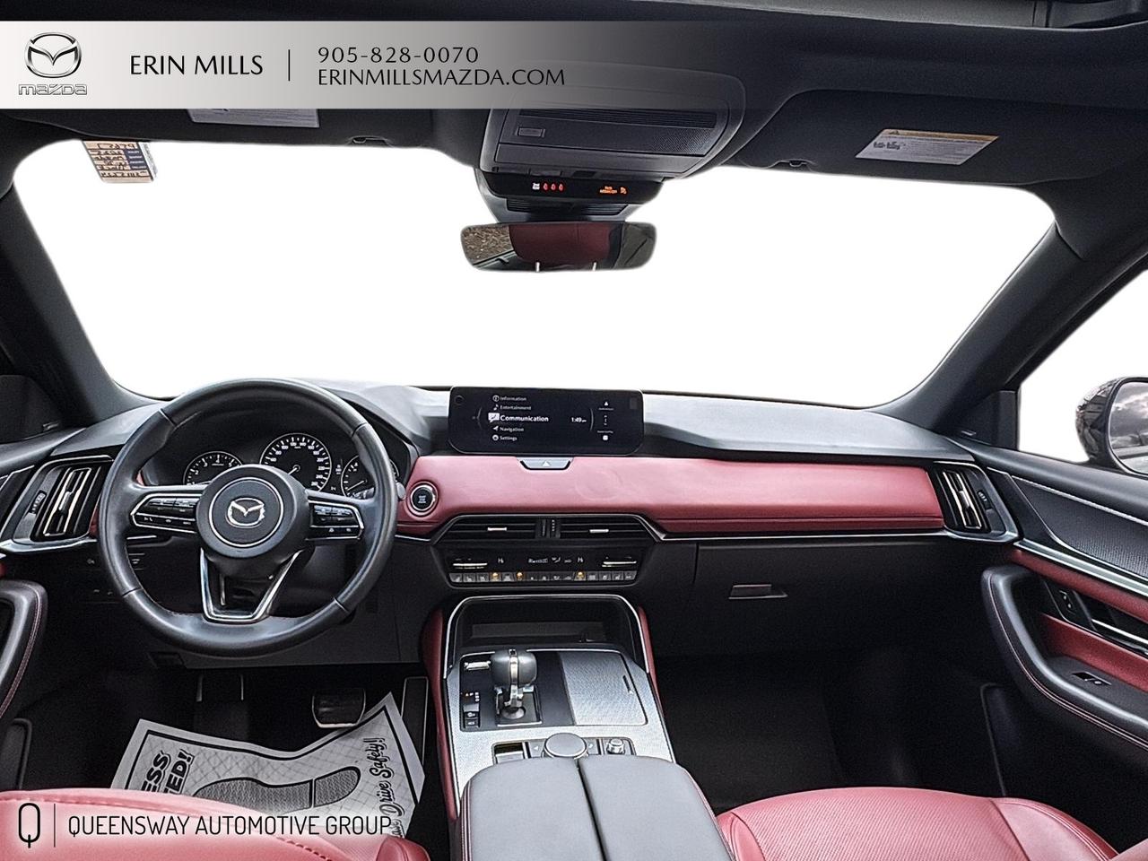 2025 Mazda CX-70 MHEV GT-P 1OWNER LEASERETURN REDLEATHER FLOORLINERS 1OW Photo