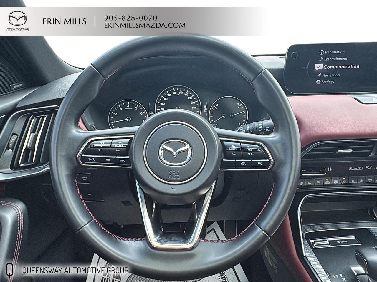 2025 Mazda CX-70 MHEV GT-P 1OWNER LEASERETURN REDLEATHER FLOORLINERS 1OW Photo