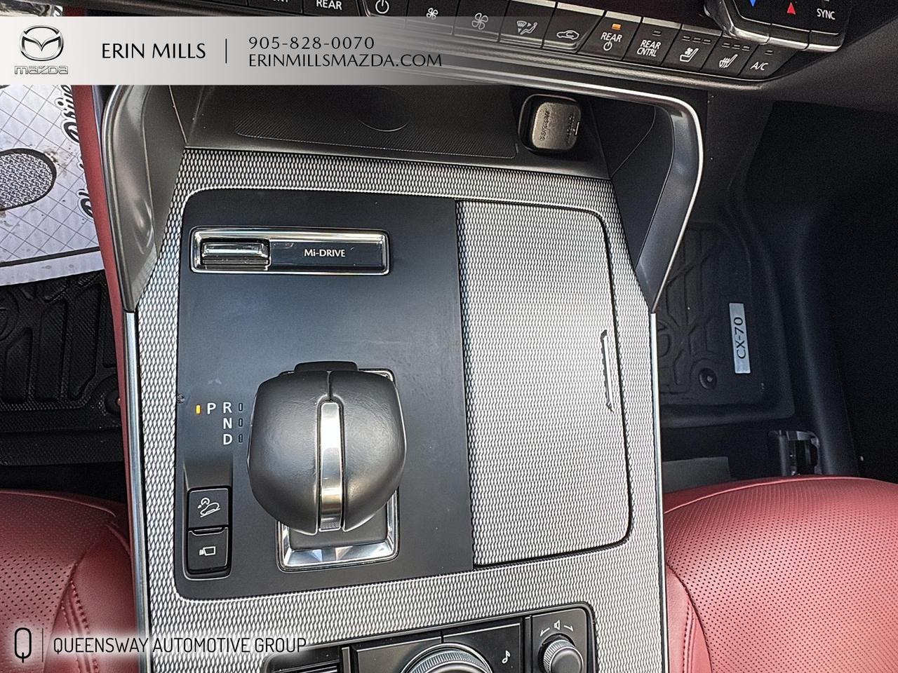2025 Mazda CX-70 MHEV GT-P 1OWNER LEASERETURN REDLEATHER FLOORLINERS 1OW Photo