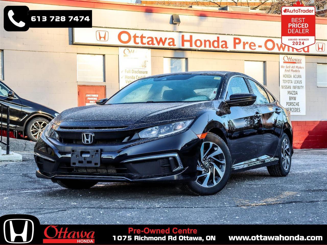 2020 Honda Civic EX SUNROOF LANEWATCH BACKUP CAM Photo0