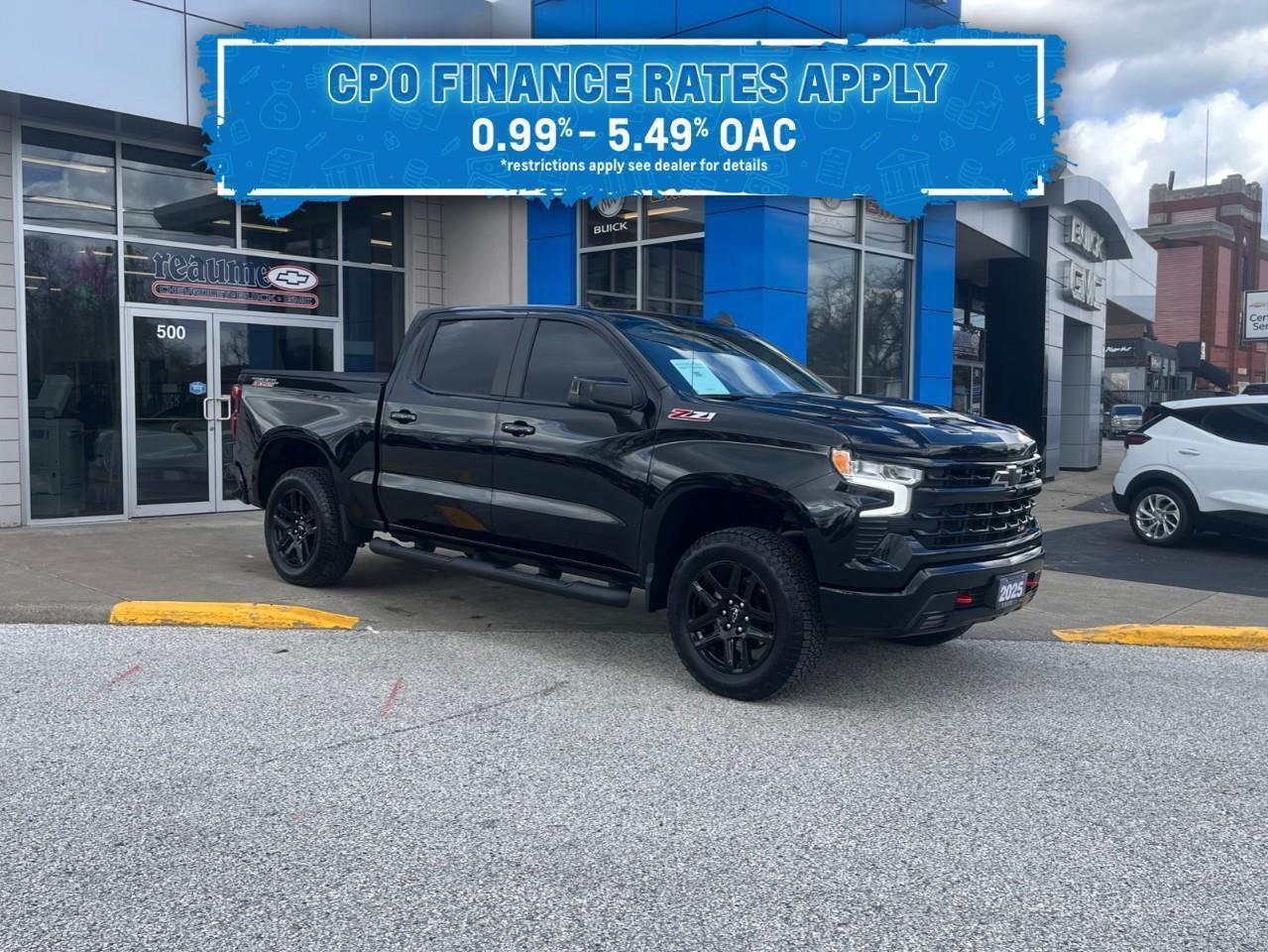 2025 Chevrolet Silverado 1500 LT TRAIL BOSS CPO RATES FAINCE @ 0.99%-5.49% OAC Photo2